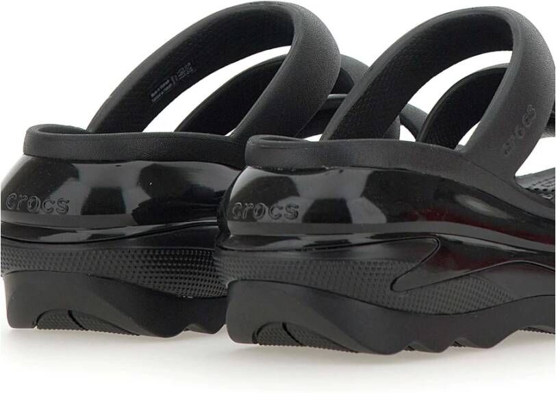 Crocs Zwarte Sandalen met Drievoudige Band