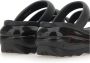 Crocs Classic Mega Crush Tripe Strap Vrouwen Zwart Slippers - Thumbnail 3