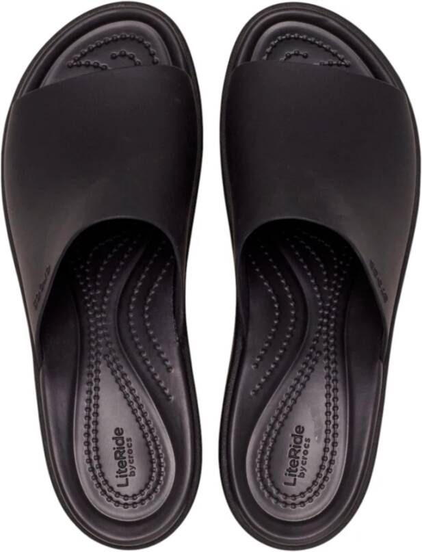 Crocs Zwarte Sandalen voor de Zomer Black Dames