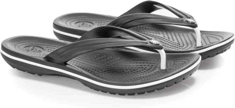Crocs Zwarte Slippers Unisex Crocband Stijl Black Heren