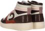 Cruyff Campo High Lux Veterboot Vrouwen Beige paars - Thumbnail 7