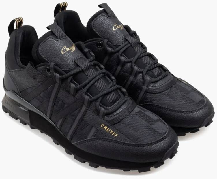 Cruyff Fearia Sneakers Zwart Goud Black Heren