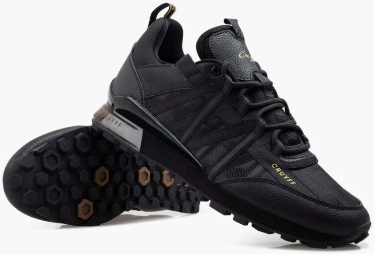 Cruyff Fearia Sneakers Zwart Goud Black Heren