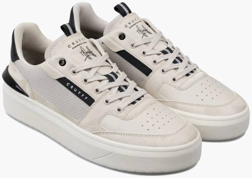 Cruyff Stijlvolle Tennissneaker voor Mannen Beige Heren