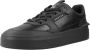Cruyff Endorsed Tennis zwarte sneakers Zwart Leer Lage sneakers Heren - Thumbnail 2