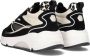 Cruyff Madina Bold Lage sneakers Leren Sneaker Dames Zwart - Thumbnail 5