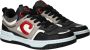 Cruyff Zwarte Leren Sneakers met Rode Accenten Multicolor Dames - Thumbnail 6