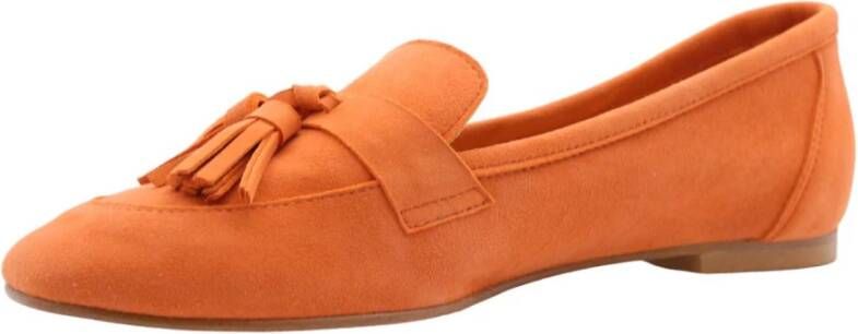 Ctwlk. Stijlvolle Baccarat Loafers Orange Dames