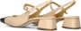 Ctwlk. Elegante Beige Leren Slingback Hakken Beige Dames - Thumbnail 9