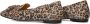 Ctwlk. Leopard Print Fringe Ballerina Schoenen Brown Dames - Thumbnail 11