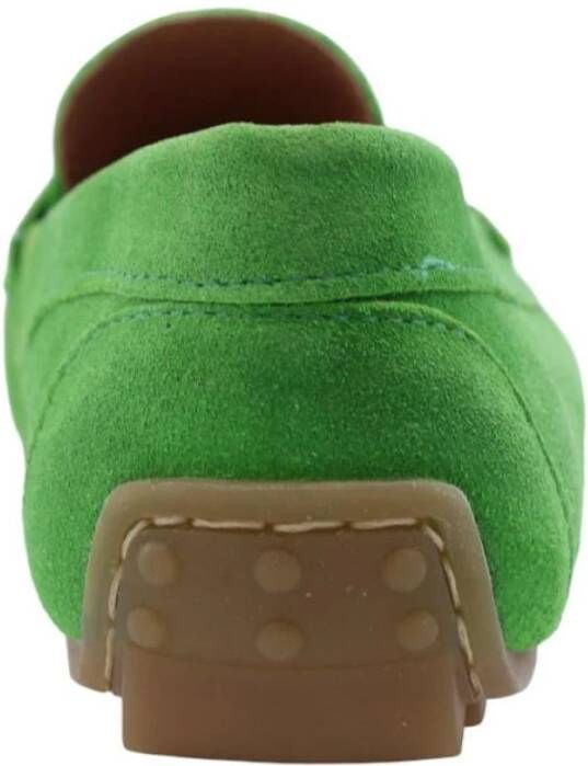 Ctwlk. Stijlvolle Anglos Loafers voor Vrouwen Green Dames