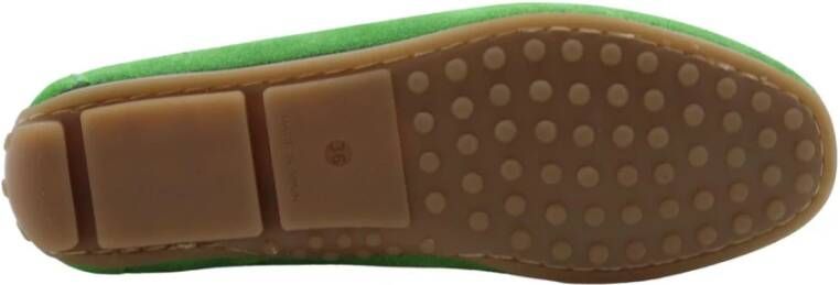 Ctwlk. Stijlvolle Anglos Loafers voor Vrouwen Green Dames