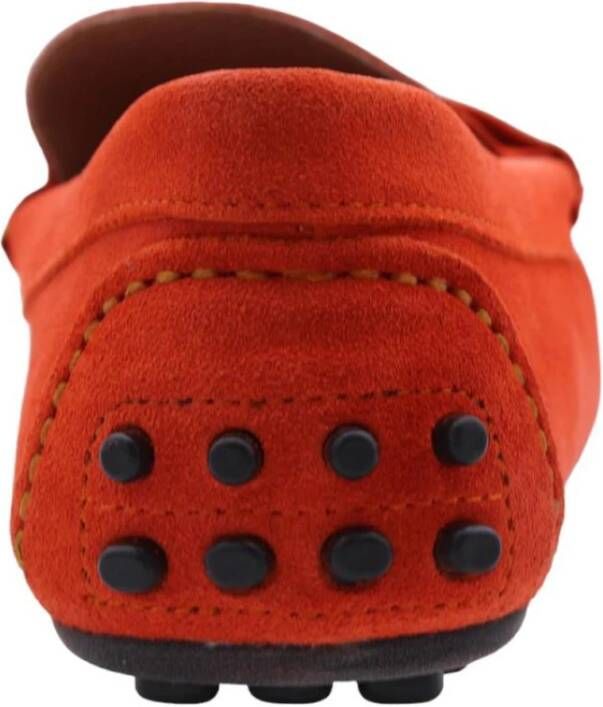 Ctwlk. Klassieke Loafers voor Mannen Orange Heren