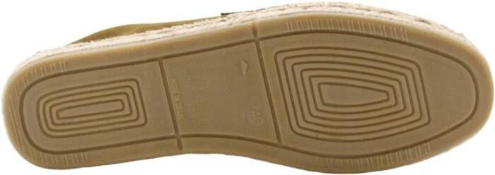 Ctwlk. Comfortabele stijlvolle espadrilles voor mannen Green Heren