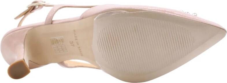 Ctwlk. Peep Toe Peep Heel Beige Dames