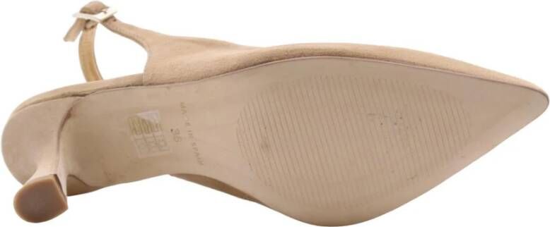 Ctwlk. Peep Toe Peep Heel Beige Dames