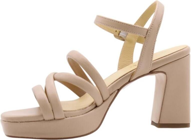 Ctwlk. Hoge hak sandalen Beige Dames