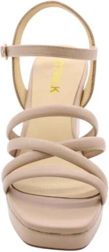 Ctwlk. Hoge hak sandalen Beige Dames