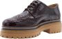 Ctwlk. Stijlvolle Veterschoen Olaf Brown Dames - Thumbnail 4