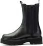 Cult Zwarte platte schoenen met D Beatle Alto Fondo Slash Black Dames - Thumbnail 17