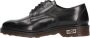 Cult Klassieke Oxford Schoenen Zwart Leer Black Heren - Thumbnail 4