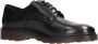 Cult Klassieke Oxford Schoenen Zwart Leer Black Heren - Thumbnail 8
