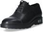 Cult Klassieke Oxford Leren Schoenen Black Heren - Thumbnail 5