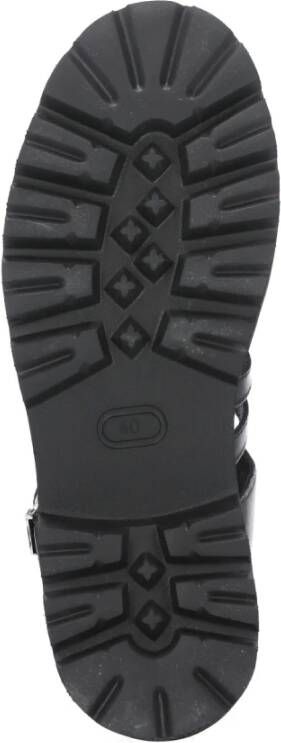 Cult Flat Sandals Black Dames
