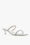 Cult Gaia Nami Sandals in White Poly Strass Wit Dames - Thumbnail 7