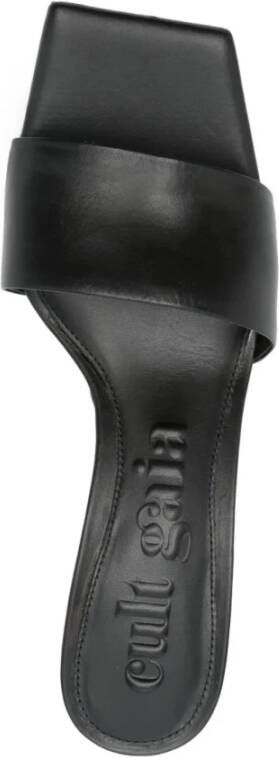 Cult Gaia Zwarte Sandalen met Middelhoge Hak