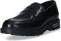 Cult Rock-geïnspireerde Comfortabele Mocassins Black Heren - Thumbnail 4