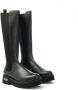 Cult Zwarte Leren Dameslaarzen Black Dames - Thumbnail 4