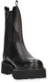 Cult Zwarte platte schoenen met D Beatle Alto Fondo Slash Black Dames - Thumbnail 2