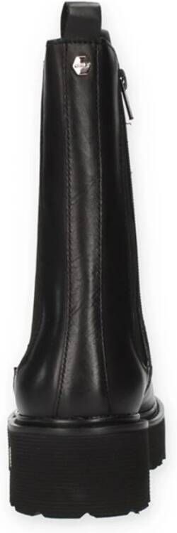 Cult Hoge leren Beatles schoenen Black Dames