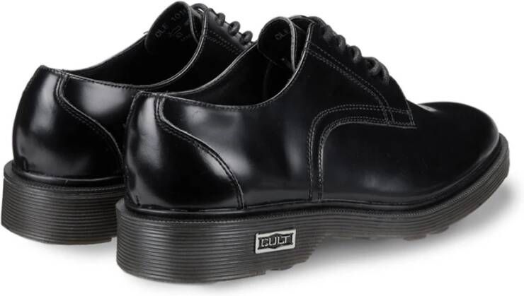 Cult Klassieke Oxford Schoenen Zwart Leer Black Heren