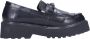Cult Zwarte platte schoenen Mocassino Herfst Winter 2023 2024 Collectie Black Dames - Thumbnail 9