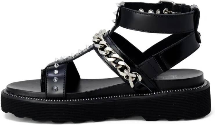 Cult Leren Strappy Sandalen Black Dames