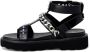 Cult Leren Strappy Sandalen Black Dames - Thumbnail 2