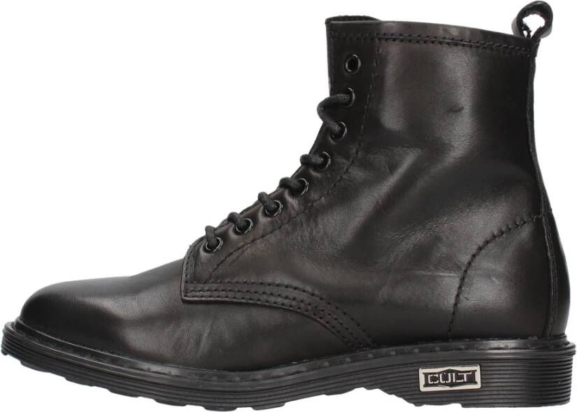 Cult Militaire Rock Studs Glitter Schoenen Black Dames