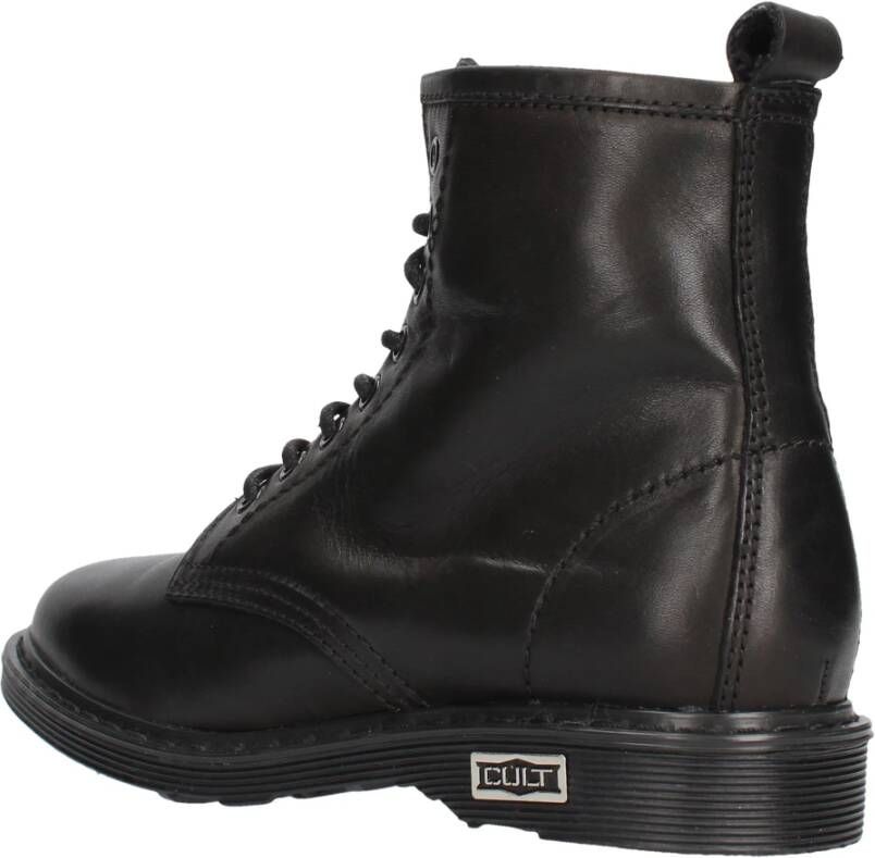 Cult Militaire Rock Studs Glitter Schoenen Black Dames