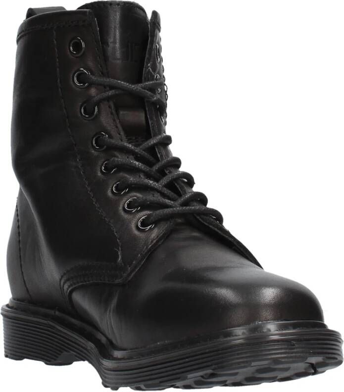 Cult Militaire Rock Studs Glitter Schoenen Black Dames