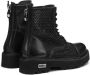 Cult Zwart Mesh + Strass Platte Schoenen Black Dames - Thumbnail 4