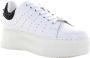 Cult Witte Platform Sneakers Perry 4236 White Dames - Thumbnail 2