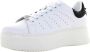 Cult Witte Platform Sneakers Perry 4236 White Dames - Thumbnail 4