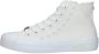 Cult Hoge Top Canvas Sneakers White Dames - Thumbnail 6