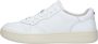 Cult Witte Leren Sneakers met Ademende Gaten en Vetersluiting White Heren - Thumbnail 2