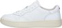 Cult Witte Leren Sneakers met Ademende Gaten en Vetersluiting White Heren - Thumbnail 2