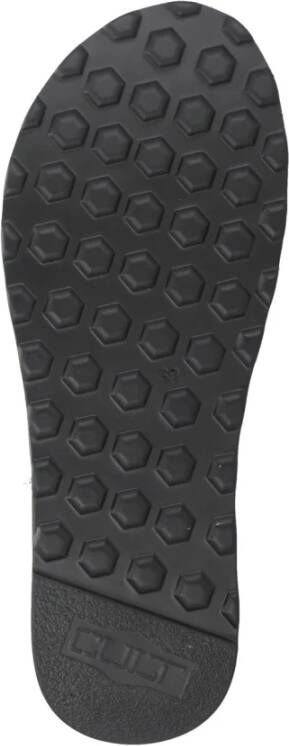 Cult Studded Leather Sandals Black Dames