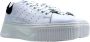 Cult Witte Platform Sneakers Perry 4236 White Dames - Thumbnail 19