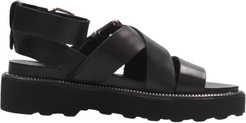 Cult Urban Chic Leren Sandalen Black Dames